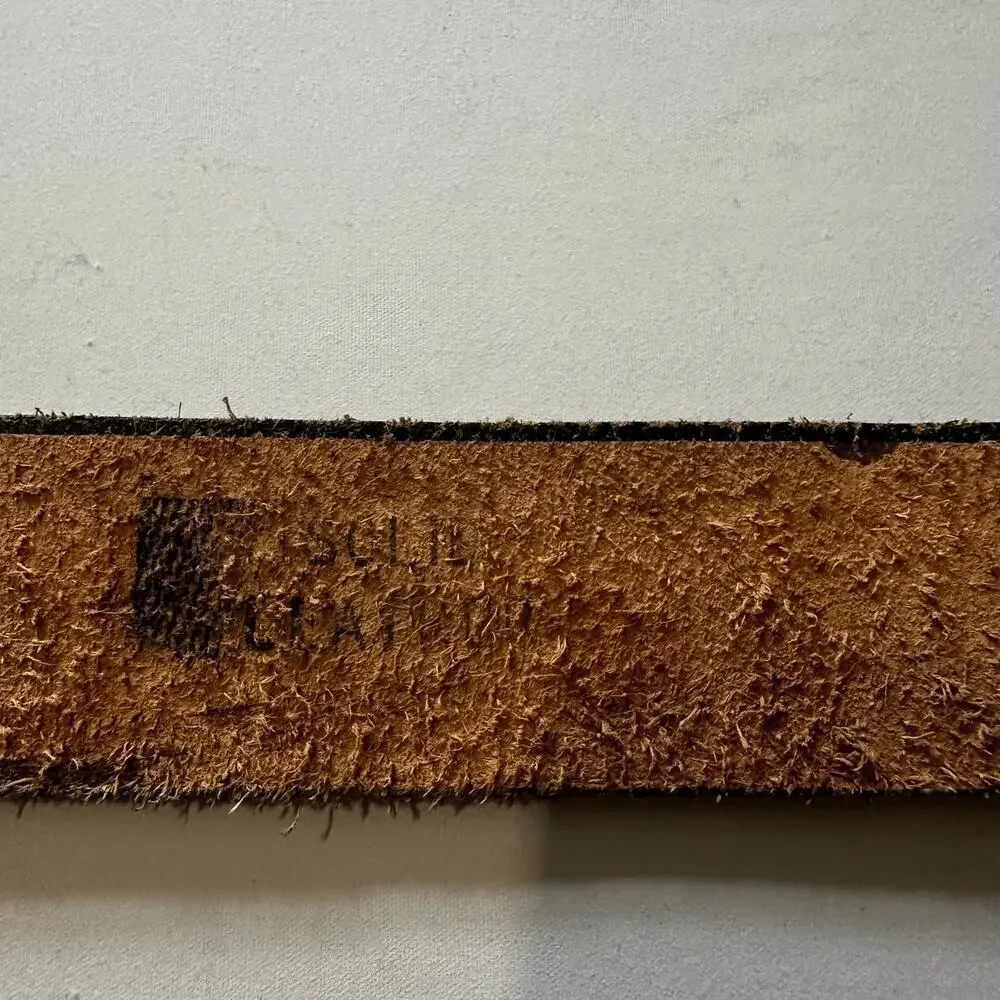 Stamped Leather Belt (Small)